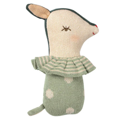 Maileg Bambi Rattle - Mint (MOUTH THREAD LOOSE)