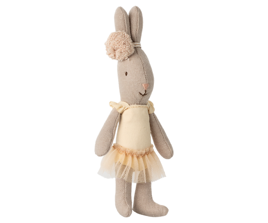 Maileg Micro Rabbit - Ballet Suit and Skirt Cream