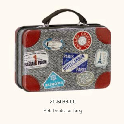 Maileg Metal Suitcase, Grey
