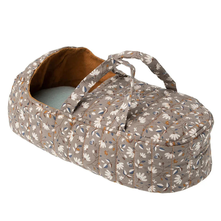 Maileg Quilt Carry Cot - Ocher